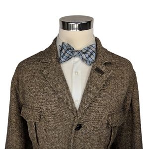 Donegal Tweed Hunting Jacket  Working Cuff Wool